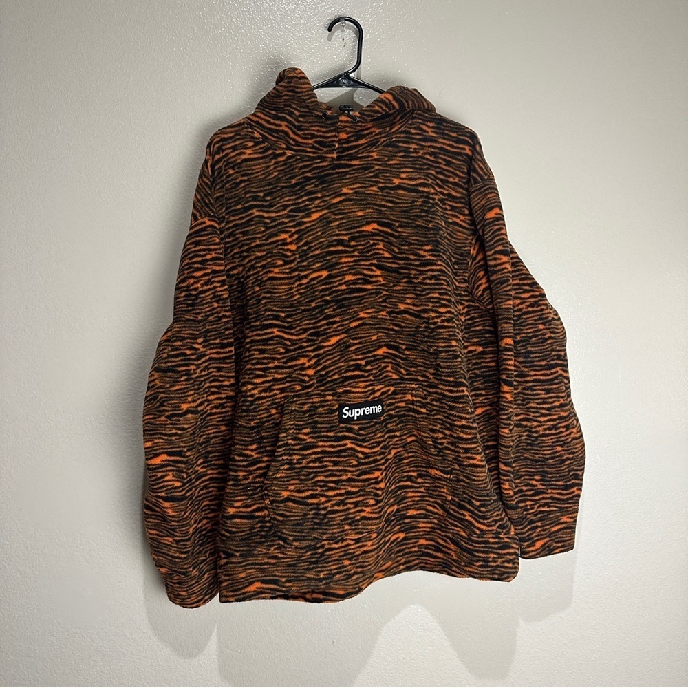 Supreme Tiger Hooded Polartec Jacket Size XL